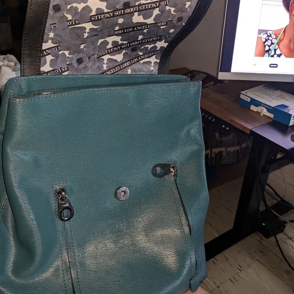 Lodis Bel-Air Odie teal colored backpack - Picture 12 of 15